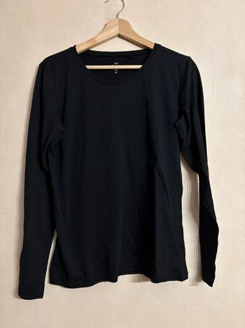 Tee shirt manche longue noir C&A taille M