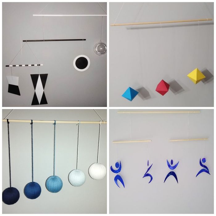 Neuf lot de 4 mobiles inspiration Montessori