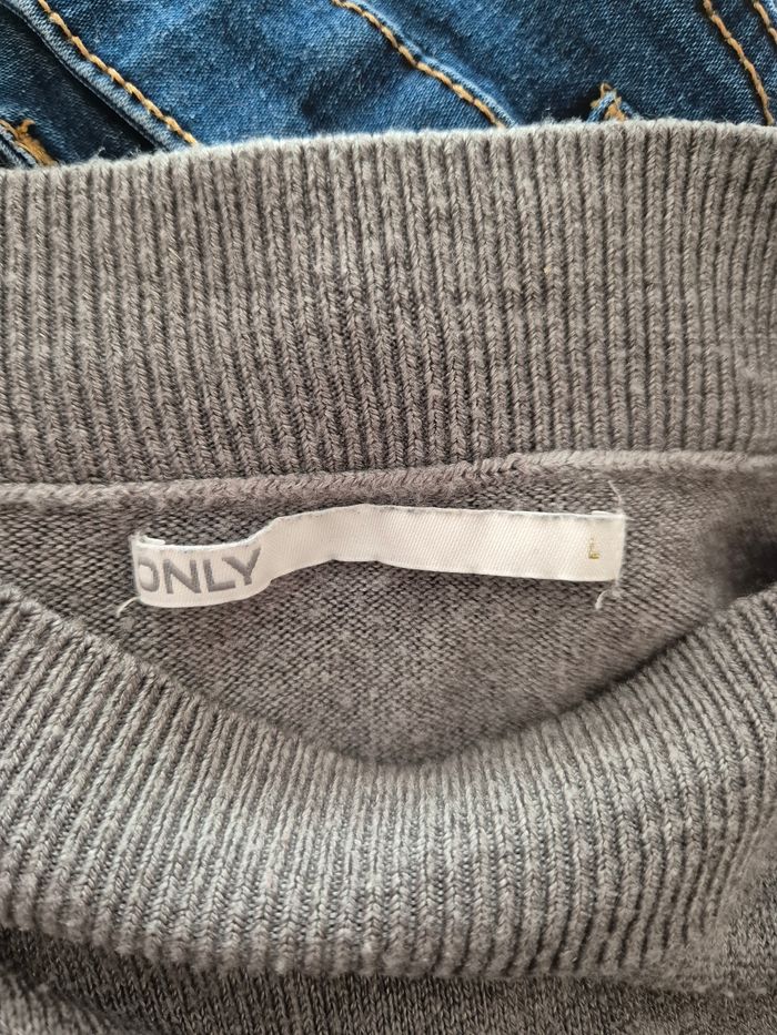 Pull Only gris - photo numéro 3