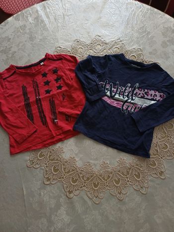 Lot de 2 t-shirts fille 