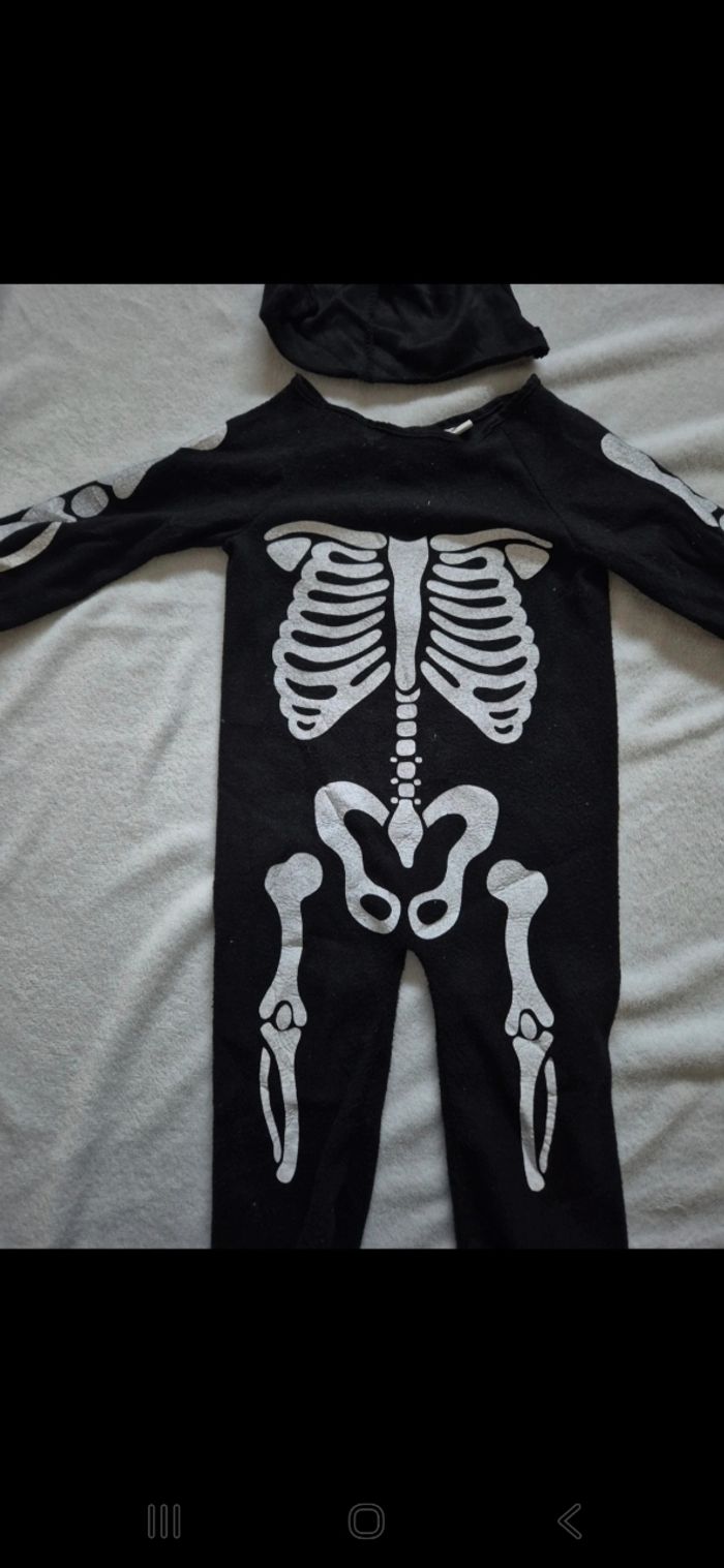 Deguisement squelette 2-4 ans - photo numéro 3