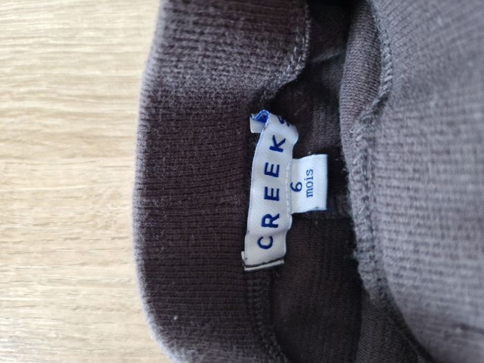 Pantalon / Sarouel Molletonné Gris Anthracite à Poches Plaquées Creeks - 6 mois - photo numéro 2