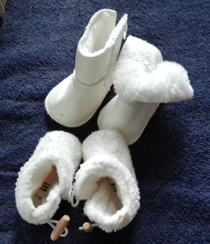 Lot de 2 paires de chaussures hiver