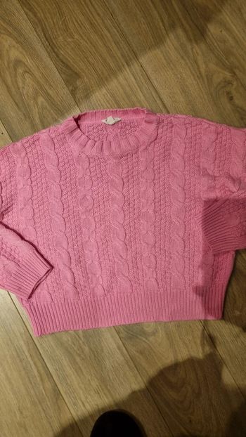 Pull rose Jennyfer 34 Xs torsades