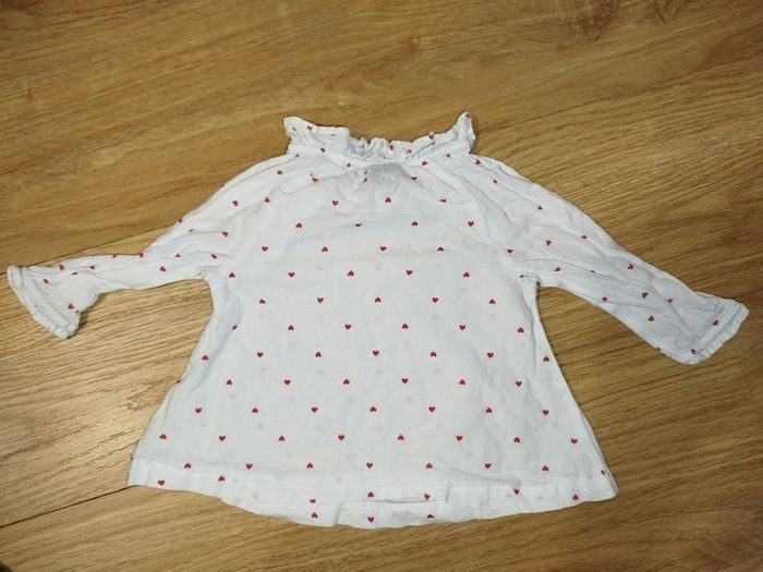 Lot de 3 blouses fille 6 mois - photo numéro 9