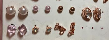 Lot de 7 paires boucles d’oreilles