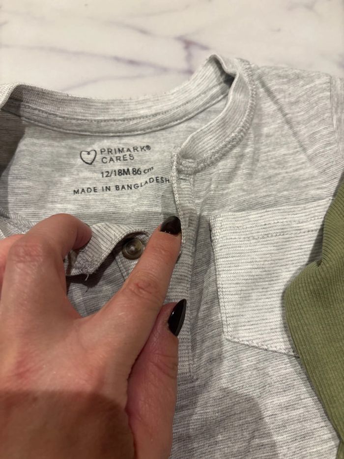 Lot de 2 t-shirts manches longues garçon - photo numéro 5