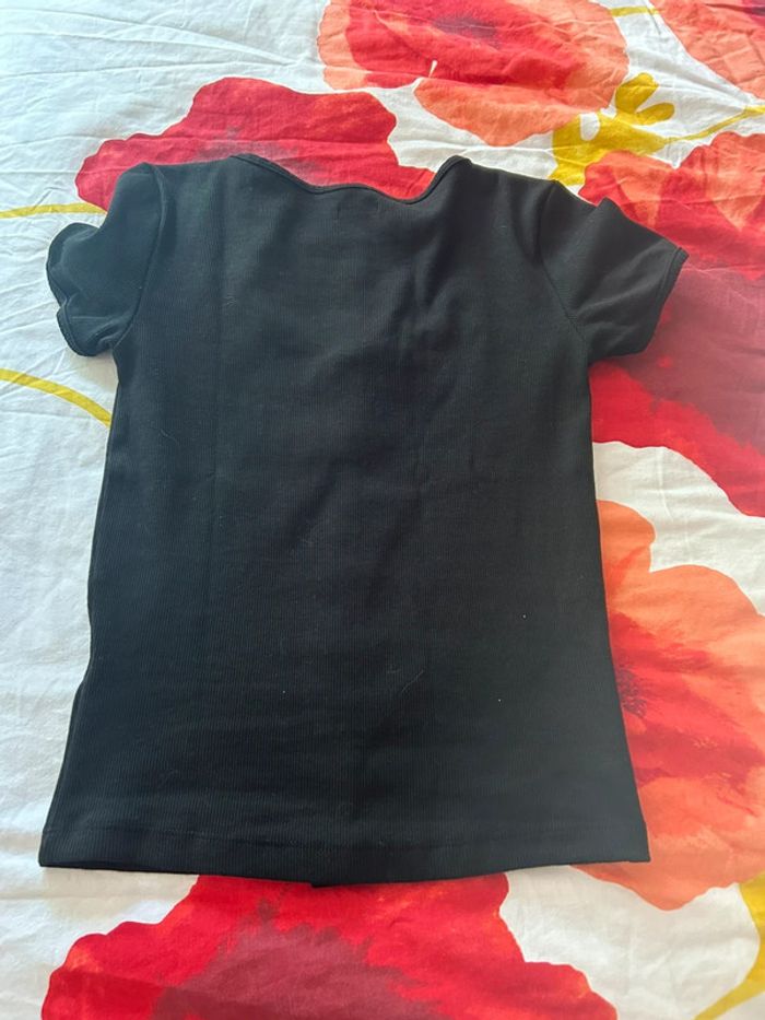 TEE shirt court noir gemo taille 36/S - photo numéro 3