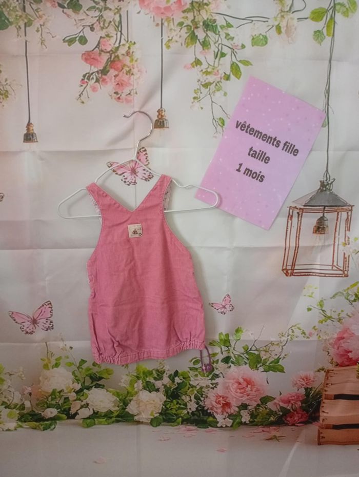 Robe fille Petit Kimbaloo rose taille 1 mois / 56 cm - photo numéro 4
