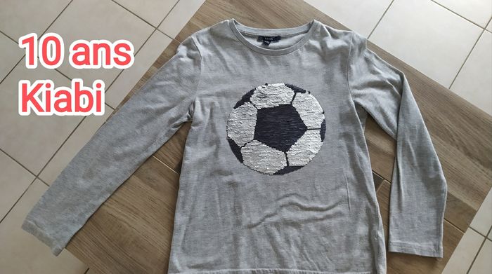 Tee-shirt manches longues 10 ans Kiabi
