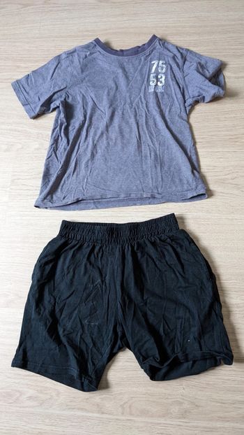Pyjama pyjashort garçon 10 ans