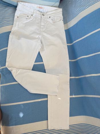 Jean blanc Camaïeu taille 36