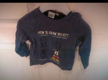 T shirt garçon disney mickey 18 mois