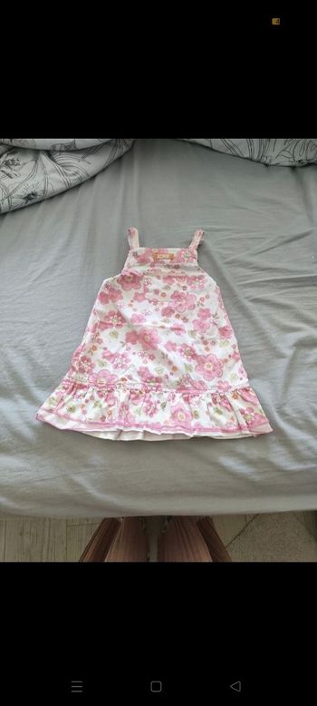 Robe été fille fleurie