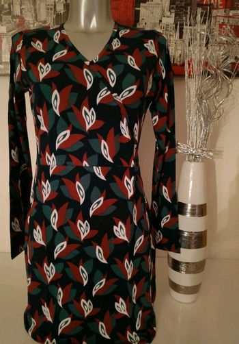 Robe imprimée feuilles