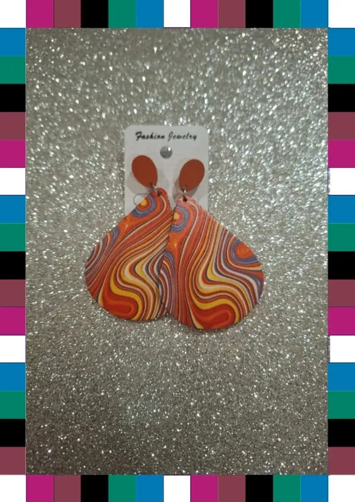 Boucles d'oreilles en bois