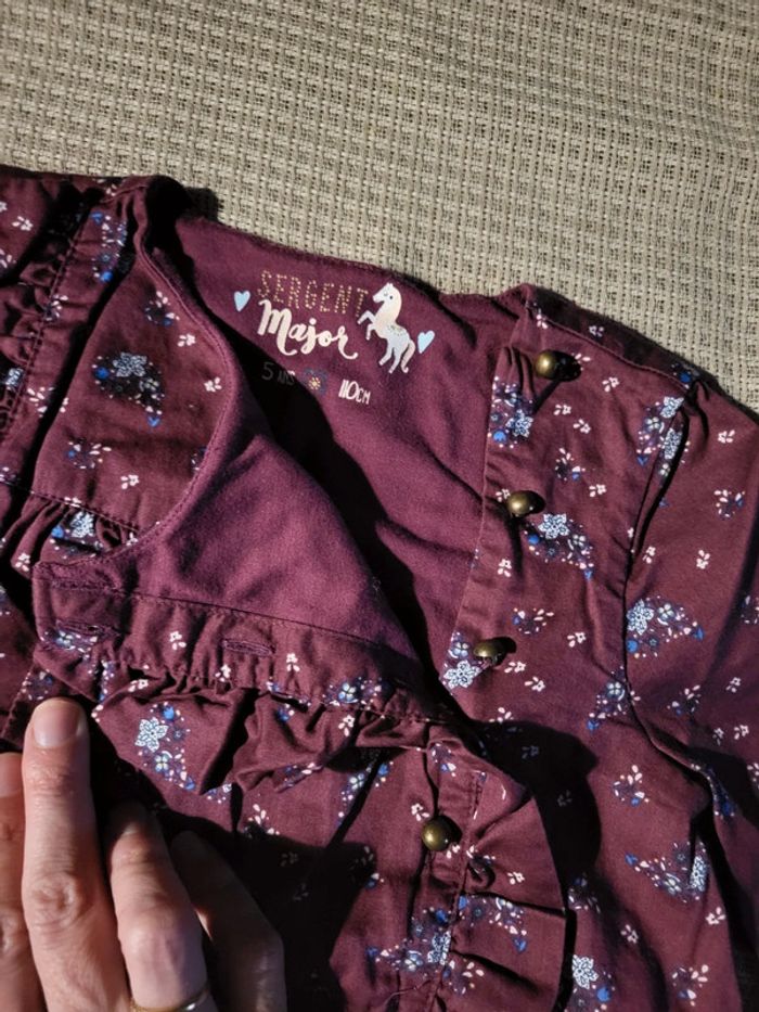 Blouse hiver fille 5ans sergent major - photo numéro 4