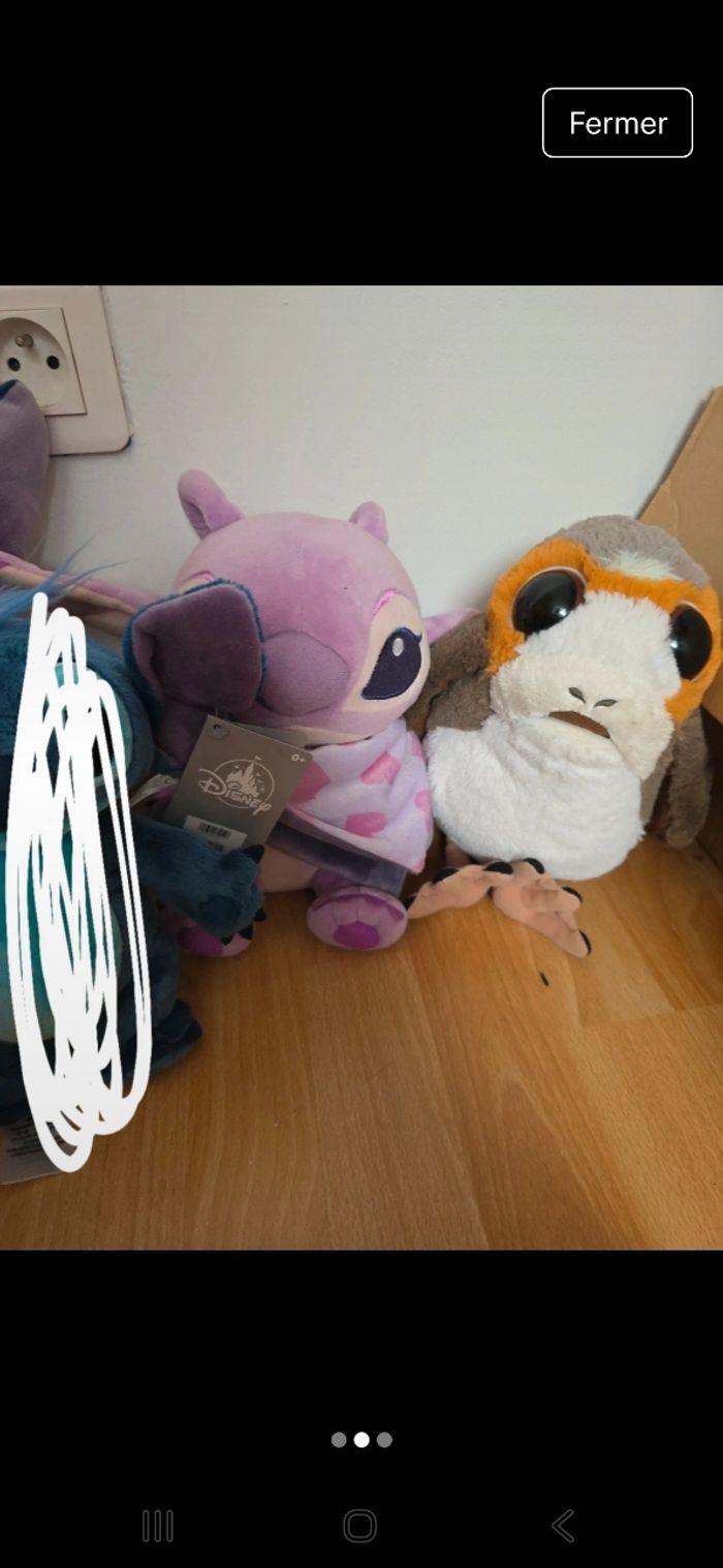 Lot peluches Disney (3) - photo numéro 2