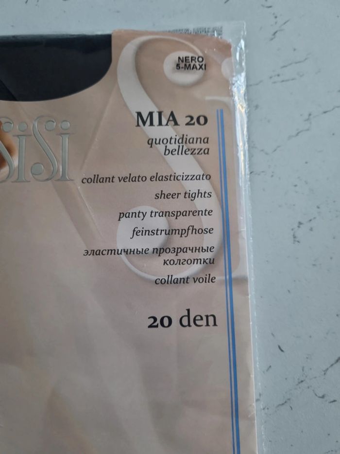 paire de collant voile noir - photo numéro 3