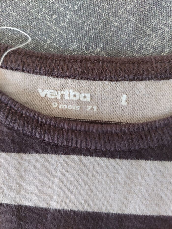 Ensemble salopette vertbaudet 9mois - photo numéro 2