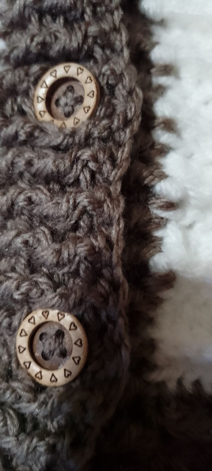 Ensemble LAPINOU fait main au crochet taille naissance/1mois - photo numéro 4