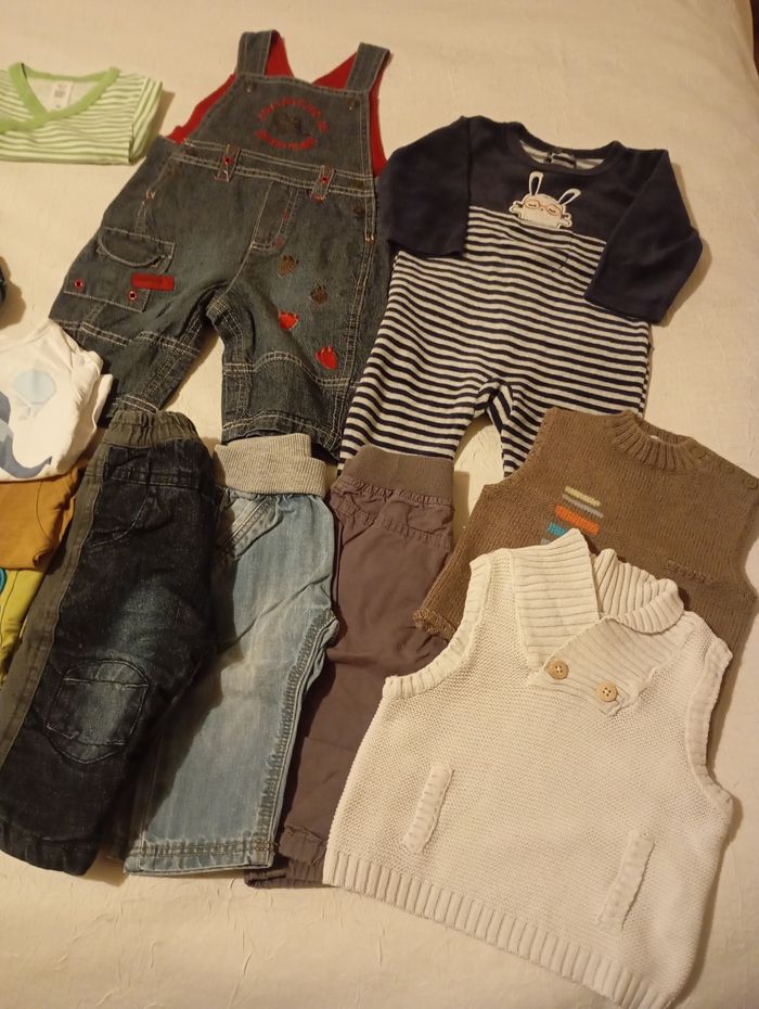 Lot vêtements bébé garçon 6 mois - photo numéro 3