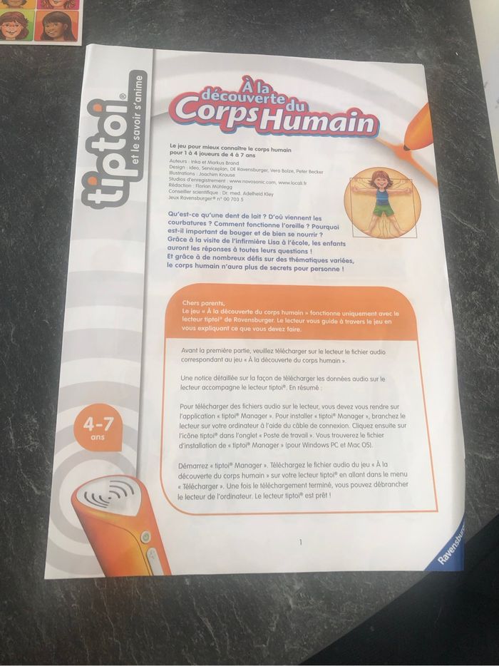 A la découverte du corps humain tiptoi