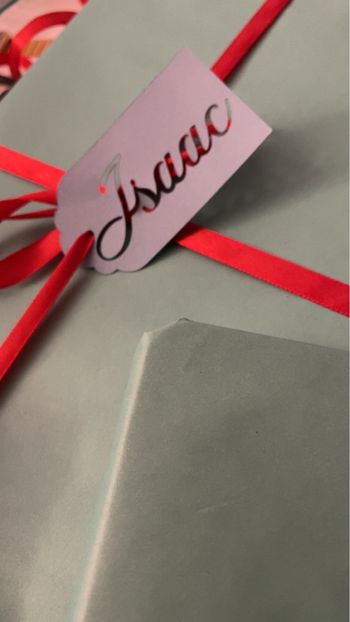 Étiquette pour papier cadeau