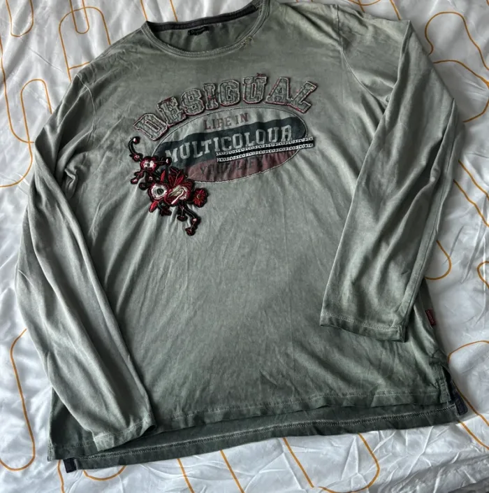 T-shirt manches longues Desigual – Taille L - photo numéro 6