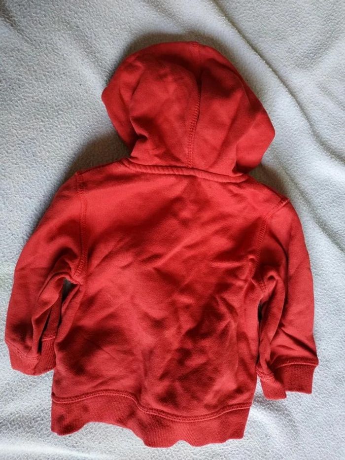 Sweat à capuche rouge - photo numéro 2