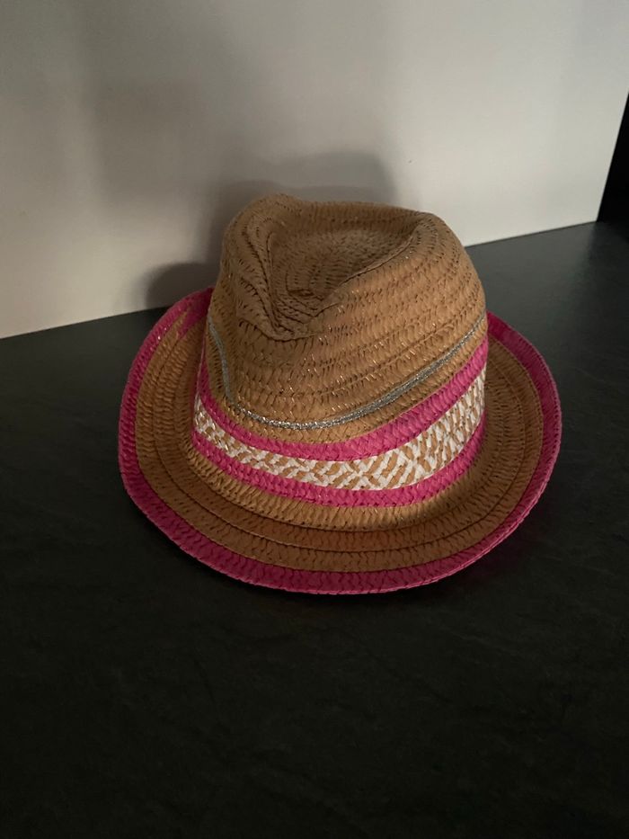 Chapeau de paille pour filles 5-7y - photo numéro 1