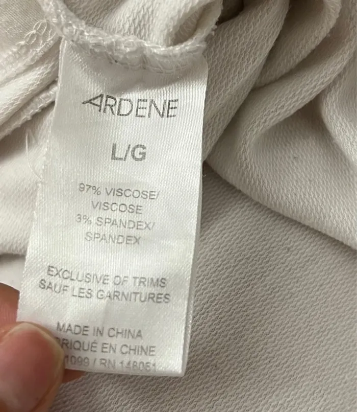 T-shirt court drapé croisé blanc Ardene - photo numéro 6