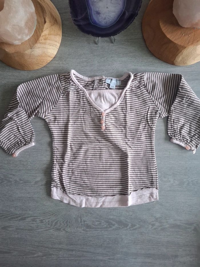 T shirt à manche longue mois - photo numéro 2