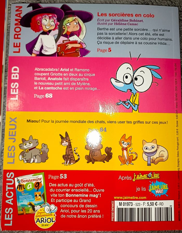 Lot 9- 10 magazines J'Aime Lire - photo numéro 18