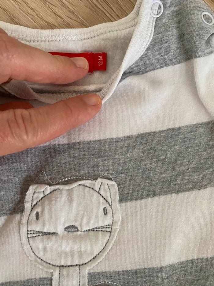 Lot de 2 t shirts ML 12 mois orchestra - photo numéro 3