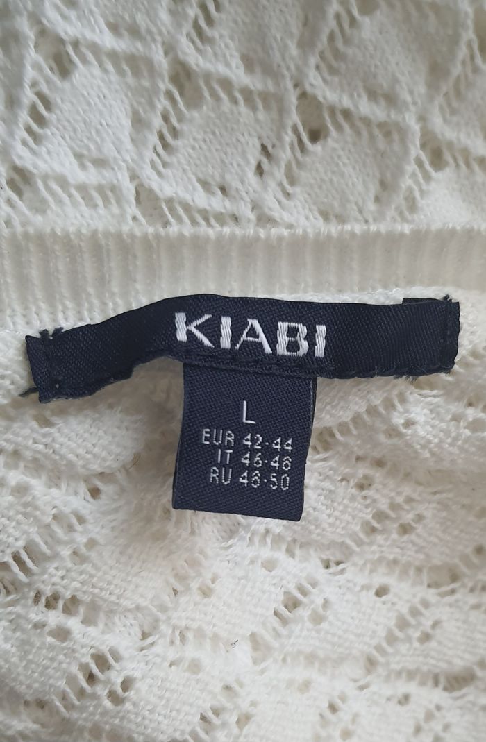 Haut crème "Kiabi" taille L - photo numéro 7
