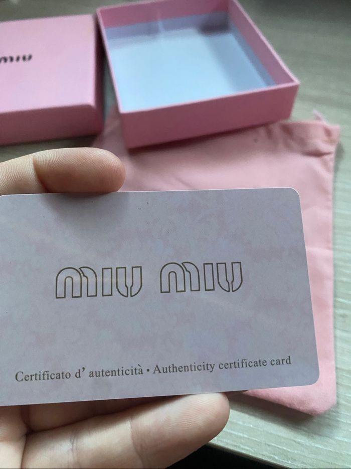 Porte monnaie miu miu rose neuf - photo numéro 5