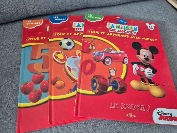 Lot de 3 livres mickey