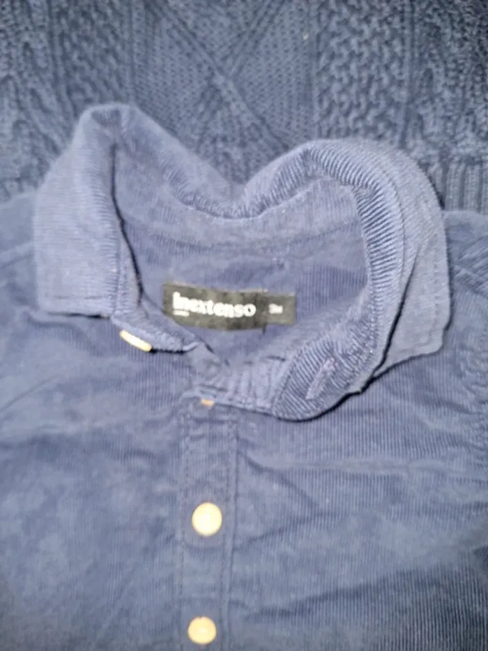 Ensemble chemise et pull 3 mois - photo numéro 2