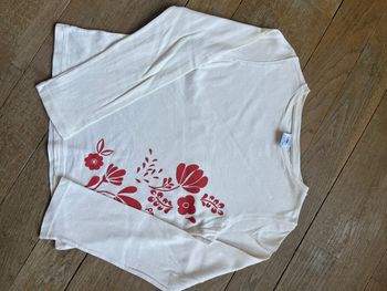 Tee-shirt crème Petit Bateau 8 ans