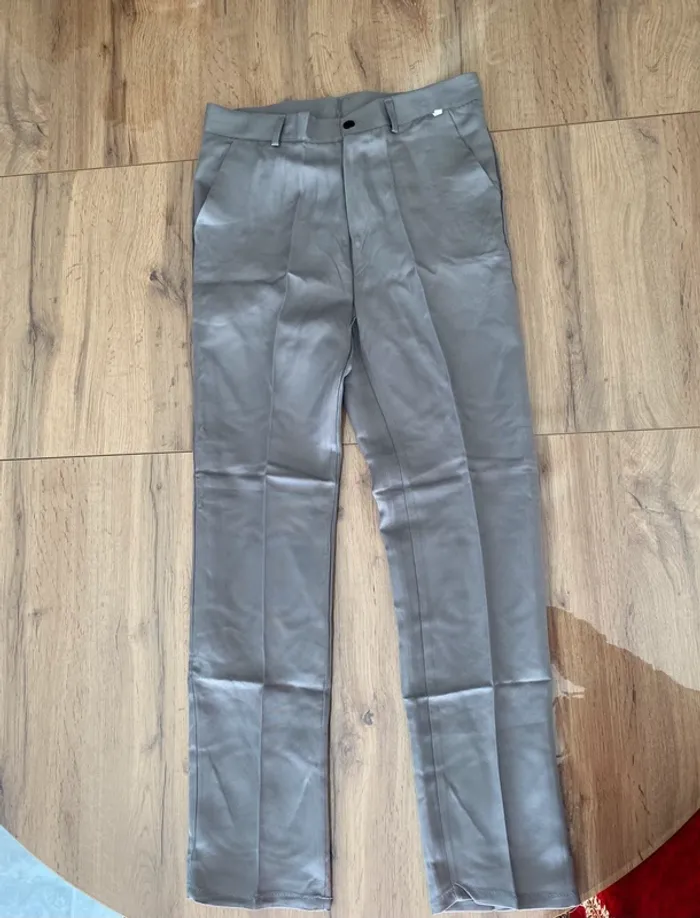 Costume 3 pièces homme gris - photo numéro 8