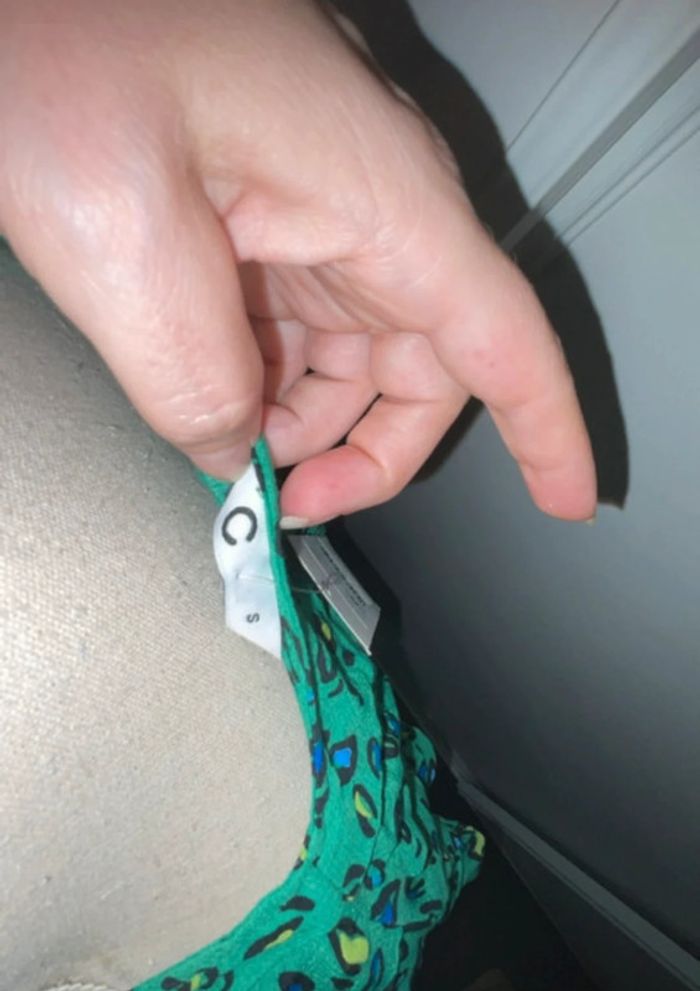 Robe imprimé léopard vert et bleu Cubus - Neuve avec étiquette - Taille S - photo numéro 5