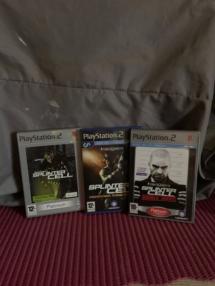 Jeux vidéo Splinter Cell ( 3 jeux) ps2