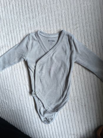 Body rayé vert kaki