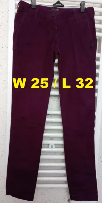 Pantalon lit de vin Maison Scotch Taille W 25 / L 32