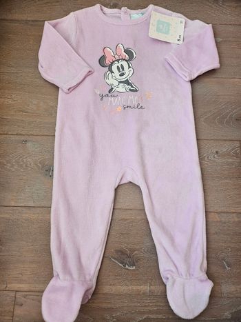 Pyjama velours fille 12 mois