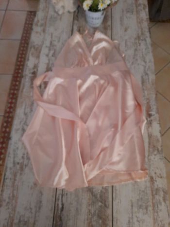 Robe satin de soirée