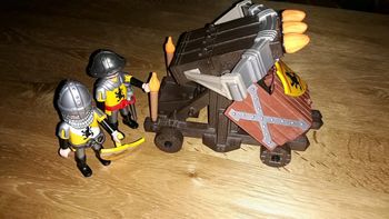 Playmobil baliste chevalier au lion