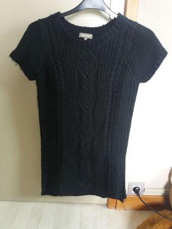 Robe pull uni noir