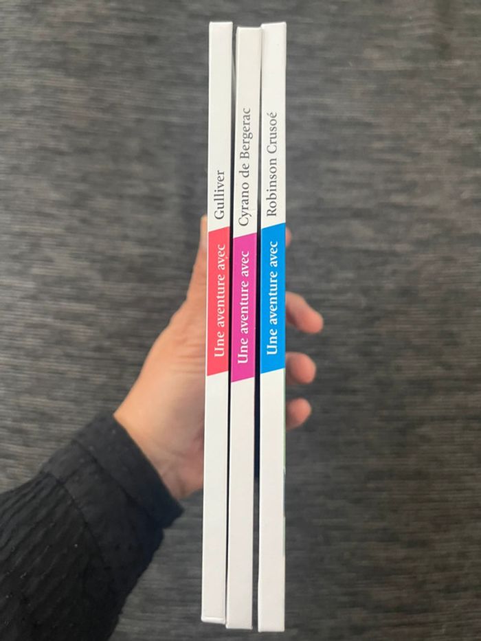 Lot de 3 livres Une aventure avec - Hachette jeunesse - photo numéro 2